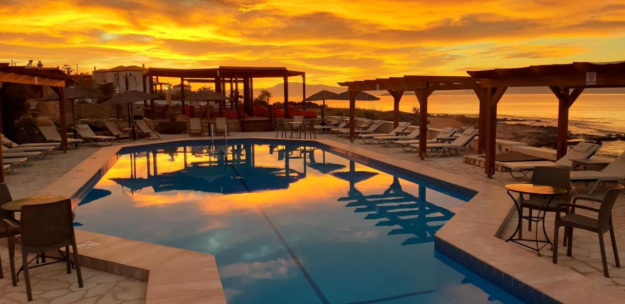 Irides Aparthotel Souvala Bagian luar foto