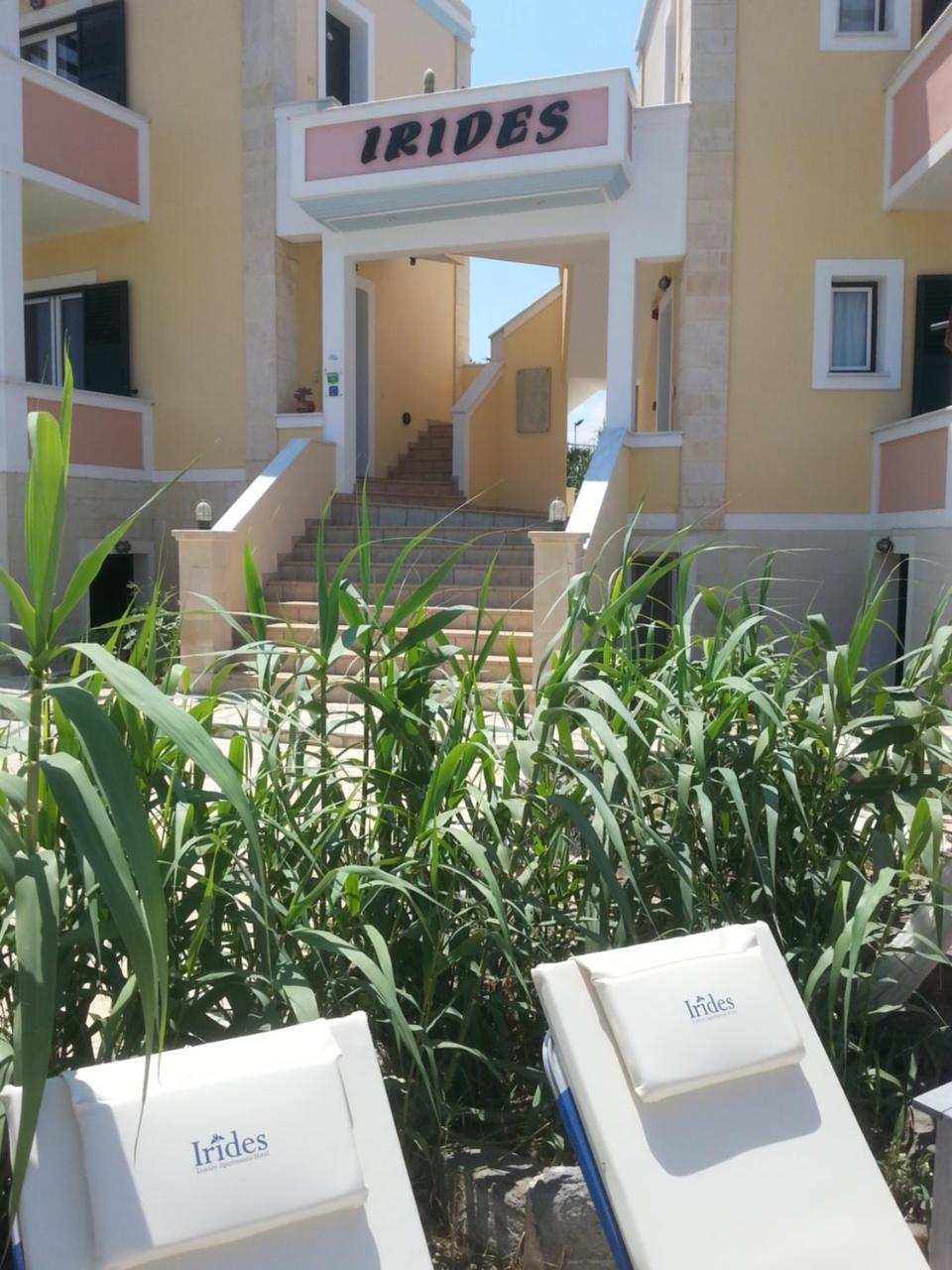 Irides Aparthotel Souvala Bagian luar foto