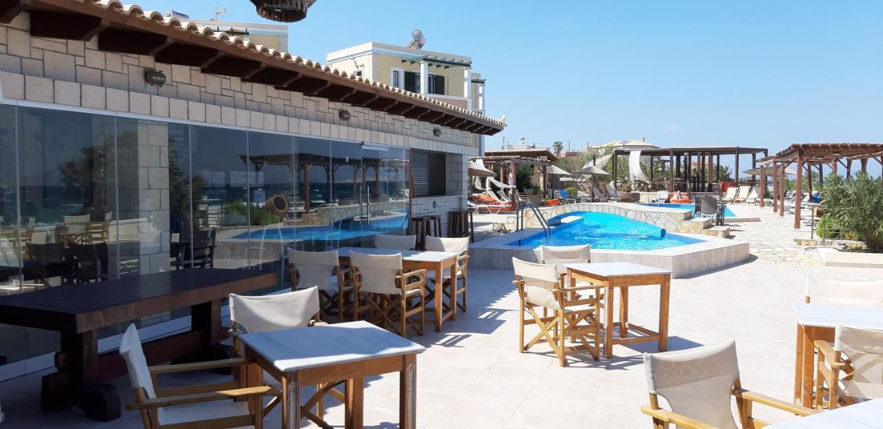 Irides Aparthotel Souvala Bagian luar foto