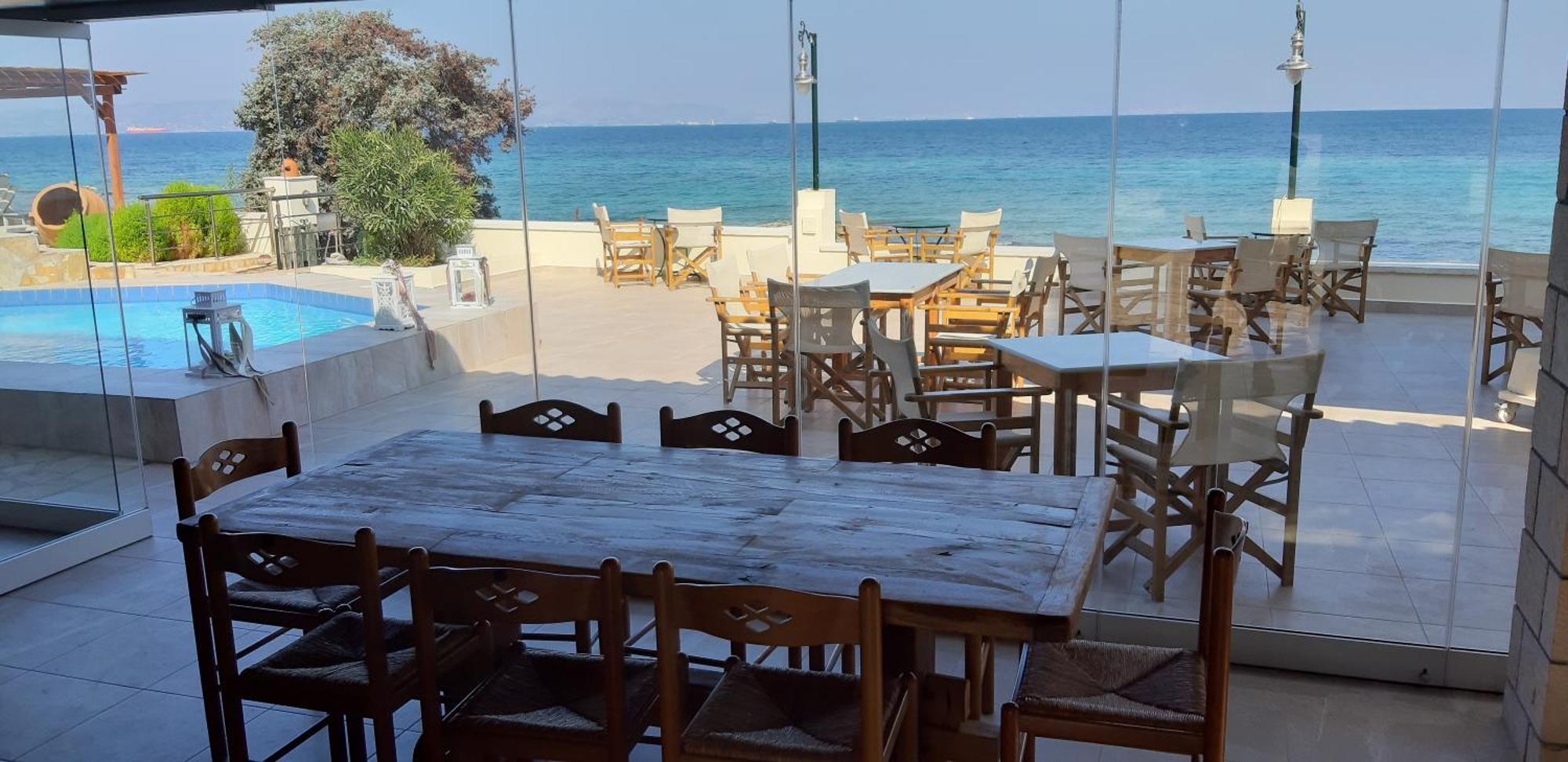 Irides Aparthotel Souvala Bagian luar foto